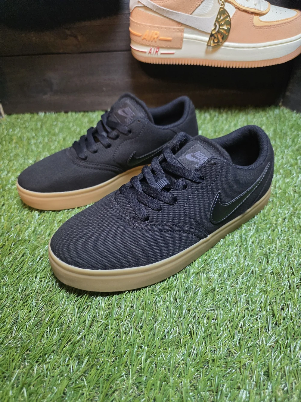 Nike SB CNCS GS Sneakers BLACK/ BLACK- Gum Sole